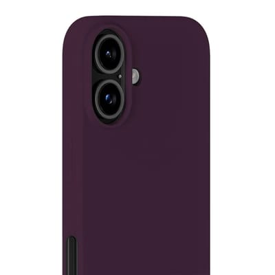 Holdit Silicone Case geschikt voor Apple iPhone 16 - Deep Plum