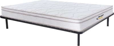 Vente-unique Set lattenbodem en verenmatras met 3 slaapzones en vormgeheugen WOLKENTANZ van YSMÉE - 140 x 190 cm