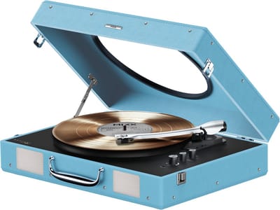 Mixx Revival 65 Stereo Vinyl - Platenspeler Deck - 33/45 RPm - Blauw