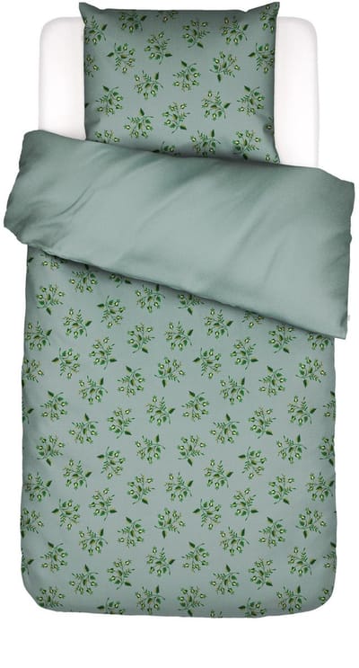 Essenza Jolien Dekbedovertrek Surf green - Eenpersoons – 140x200/220 cm