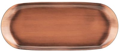 Dailygoods- Opbergbak Roestvrij Staal - Gladde Lijnen - Bureau Organizer - Multifunctioneel - 23x9,4 Cm - Duurzaam Design - Dienblad