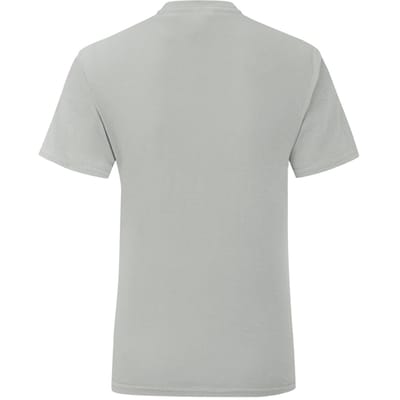 Fruit of the Loom Iconisch T-shirt voor heren (set van 5) (Heide Grijs)
