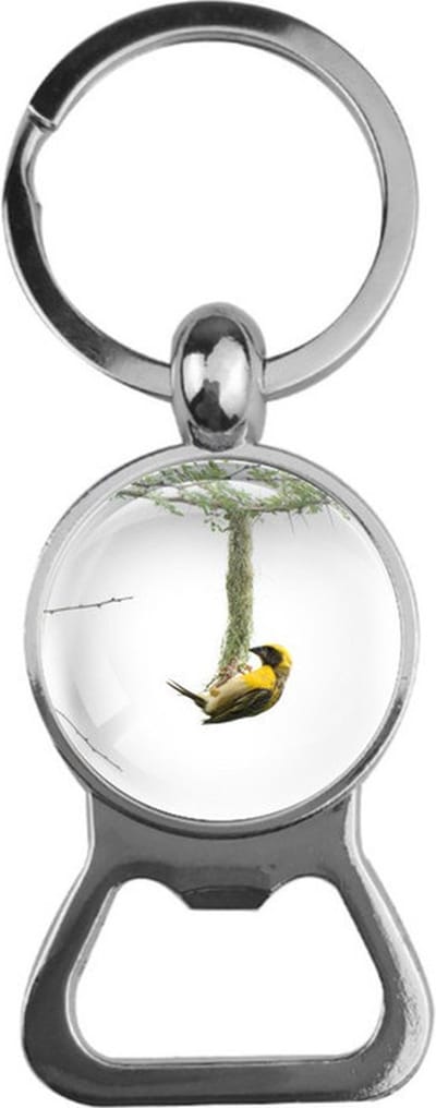 Bieropener Glas - Vogel