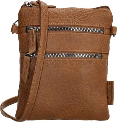 Beagles Langreo Crossbody Schoudertasje Risvakken - Bruin