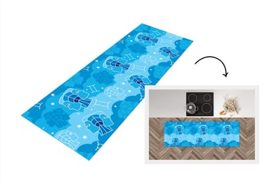 Keukenloper - Loper keuken - Zodiac - Tweeling - Design - 150x50 cm - Keukenloper vinyl
