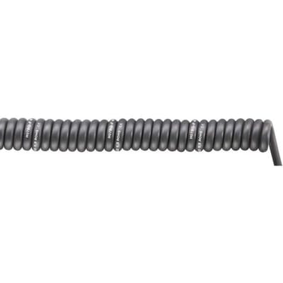 LAPP 70002755 Spiraalkabel SPIRAL H07BQ-F 1000 mm / 3000 mm 4 G 1.50 mm² + 4 G 1.5 mm² Zwart 1 stuk(s)