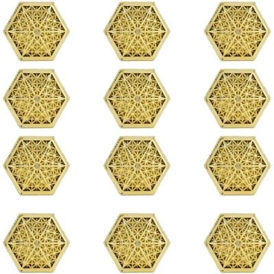 12 STUKS Holle Snoepdoos Plastic Snoepdoos Container voor Bruiloft Bruidsdouche BenodigdhedenGoud