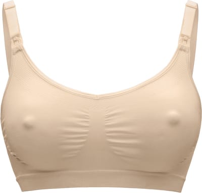 Medela Keep Cool bh - Naadloze voedingsbh - Zwangerschapsbh met 2 ademende zones - Soft Touchmateriaal - Chai - Maat S