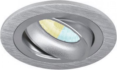 Inbouwspot Elgar met Philips HUE White Ambiance - spotje - Chrome / glimmend - rond - Voor binnen / woonkamer / keuken / slaapkamer - IP20 - GU10 - Buitendiameter: 92MM - boorgat: 80-86MM - min. Inbouwdiepte: 70MM