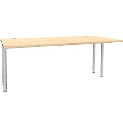 Schäfer Shop Genius bureau MODENA FLEX, breedte 1800 mm, aan beide zijden ingekort, ahorn