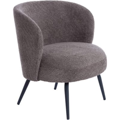 Light & Living Fauteuil Dieyda Bouclé - Bruin
