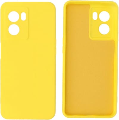 Fashion Backcover Telefoonhoesje - Color Hoesje - Geschikt voor Oppo A77 5G & A57 5G - Geel