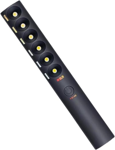 Lichtstick - Sfeerlicht - Video Fotografie - Instelbare Kleurtemperatuur - 23.5 cm - Zwart