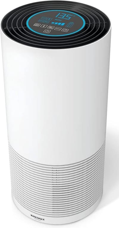 Airfresh Clean Connect 500 met Bluetooth-luchtreiniger met app-verbinding, luchtreiniger zuivert deeltjes, luchtreiniger voor de beste luchtkwaliteit