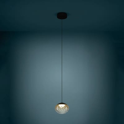 Stars of Light LED hanglamp Pantoja zwart/amber 24 cm CCT