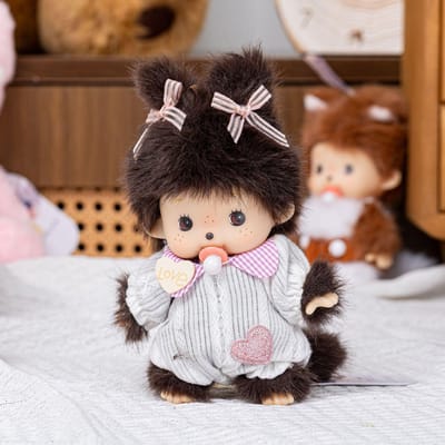 15cm Kawaii Mengqiqi Schattige Anime Pluche Pop Tas Hanger Poppetje Decoratie Meisje Kinderen Koppel Verjaardag Speelgoed Verrassingscadeau 15cm