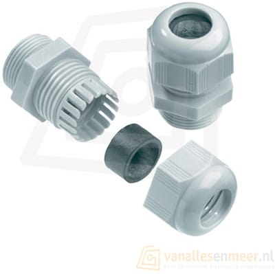 Wartel PG7 Wit 50 stuks Kabelwartel IP68 voor Kabeldoorvoer 3 tot 6,5 mm