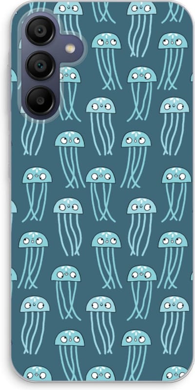 Case Company® - Hoesje geschikt voor Samsung Galaxy A15 hoesje - Kwallie - Soft Cover Telefoonhoesje - Bescherming aan alle Kanten en Schermrand
