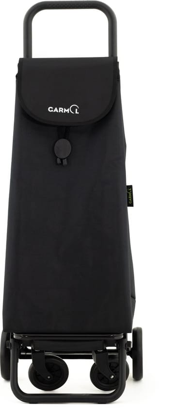 Garmol Boodschappentrolley G360 Travel - 4 Wielen - Roterende Voorwielen - Zwart