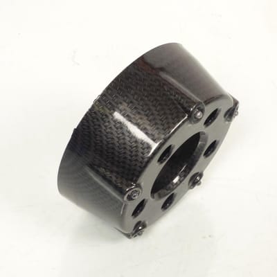 uitlaatpijp voor scooter yamaha 500 tmax 2001-2007 carbon led blauw
