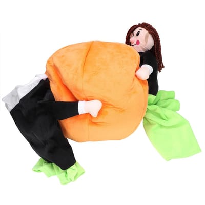 Katoen Grappig 3D Pompoen Transfigurerend Huisdierkostuum Halloweenfeest Cosplay Kleding Verkleden voor Hond S(for 2-4kg) orange