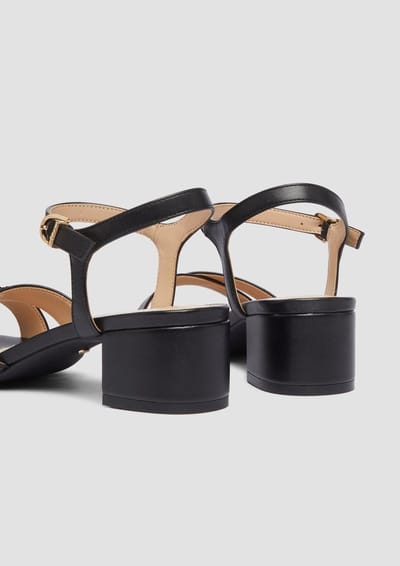 s.Oliver - female - Pumps met blokhak in lederlook
