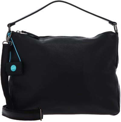 Gabs Leren schoudertas Calipso TG Shoulder Bag Nero zwart