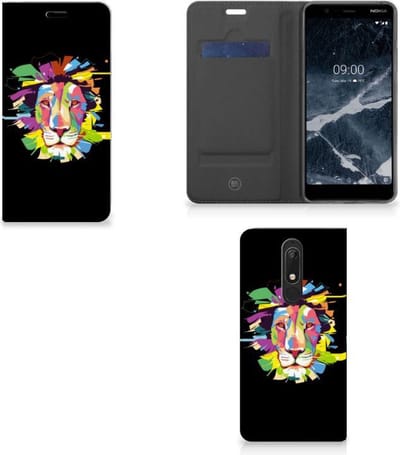 Nokia 5.1 (2018) Magnet Case Lion Color