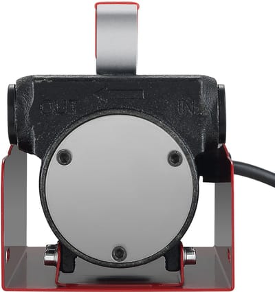 Brandstofoverdrachtpomp, 12v Dc 10 Gpm Draagbare Elektrische Diesel Afzuigpompset met Automatisch Afsluitend Mondstuk, Toevoer- en Zuigslang - Diesel, Paraffine, Transformatorolie