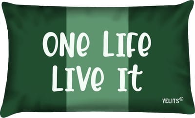 Sierkussen - Buitenkussen Groene Vingers One Life Waterafstotend Bootkussen - Groen - 60 Cm X 40 Cm