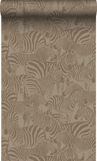 Origin Wallcoverings behang zebra's bruin - 50 x 900 cm - 347911