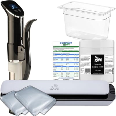 Sous Vide Waterbad - Precisie Koken - Perfect Garen - Grote Capaciteit - 7 Liter - Zwart