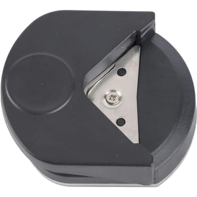 Hoekronder Papierponsmachine Snijder Metalen Mes Gereedschap met Spaandertje voor PVC Foto DIY