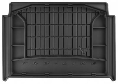 Frogum Dry Zone Kofferbakmat - Geschikt voor Mazda CX-30 (vanaf 2019) - Lage laadvloer - Perfecte Pasvorm - TPE Rubber - Hoge Rand 5cm - Geurloos - Zwart