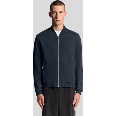 Lyle & Scott Half Raglan Jersey Bomber Dark Navy Größe: M | Bomberjacken Outlet | Herren | Blau