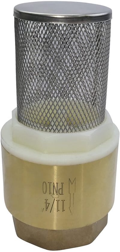 Allecto - Terugslagventiel - Ø1 1/4 inch - Eendelig Aanzuigfilter