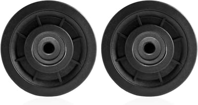 90mm Kabelrollen met Universele Lagers voor Fitness - Plastic Fitness Pulley Set voor Gym Apparatuur (2 Stuks)