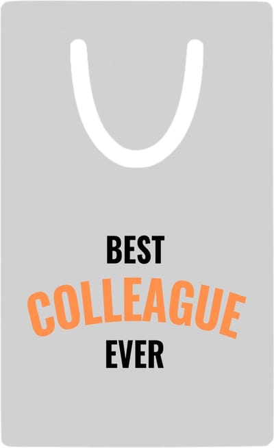 Hacebo® - best colleague ever metalen boekenlegger - Collega - de beste collega - werknemers - verjaardagscadeau - verjaardag - cadeau - afscheidscadeau - geschenk - leuke cadeau - kado - gift Bladwijzer boekenleggers - 7.6 cm x 5cm