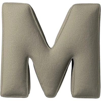 Kussen letter m Yellow Tipi Boucle