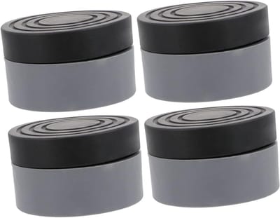 Wasmachine Voetkussens - Apparaat Dempers - Trillingen Dempen - Stapelbaar Ontwerp - 4 Stuks - Grijs