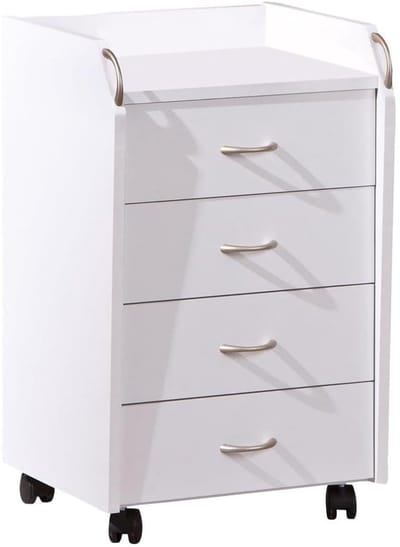 VELTRR® Ladenkastje - Ladeblok Bureau Organizer - Archiefkast - Wit