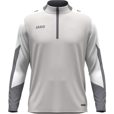 Jako Dynamic Ziptop Heren - Lichtgrijs / Wit / Grijs | Maat: XXL
