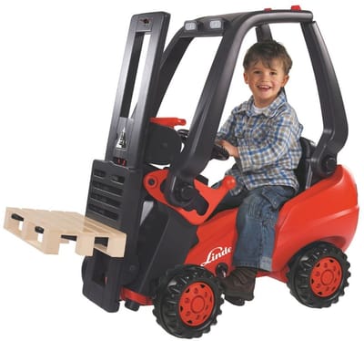 BIG - Speelgoedvoertuig - Linde Heftruck