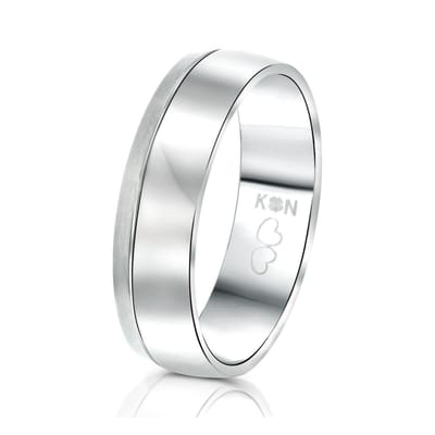 Lucardi Heren Vriendschapsring Maldives - Ring - Vaderdag Cadeautje - Staal - Zilverkleurig