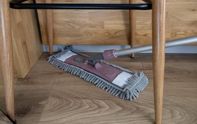 Dweilset met Telescoopsteel 140cm en Microvezel Platte Dweil