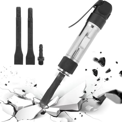 Allecto - Luchthamerpistool - Pneumatische Hamerboren - Professioneel Gereedschap - Roestvrij Staal - Handheld Schoppen - Geschikt voor Metaal en H...