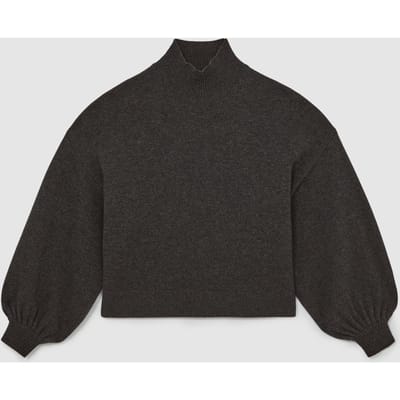 Reiss Batwing Jumper Charcoal Grey Size: M | Sweaters Outlet | Dames | Grijs