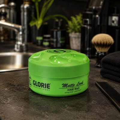 Glorie Matte Look Hair Wax 150 ml – Strong Hold – Matte Finish – Haarwax voor Mannen – Professionele Styling