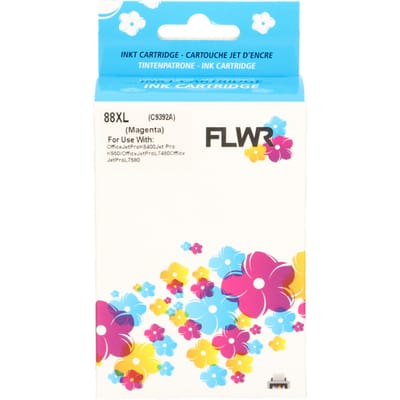 FLWR - Inktcartridge / Alternatief voor de HP 88XL / Magenta