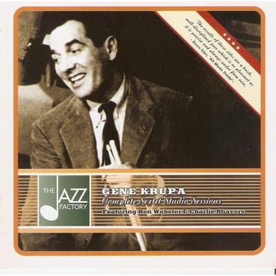 CD GENE KRUPA - COMPLETE SEXTET STUDIO SESSIONS DLAND602004 Disconforme SL 2004 Spanje Jazz Gebruikt brown